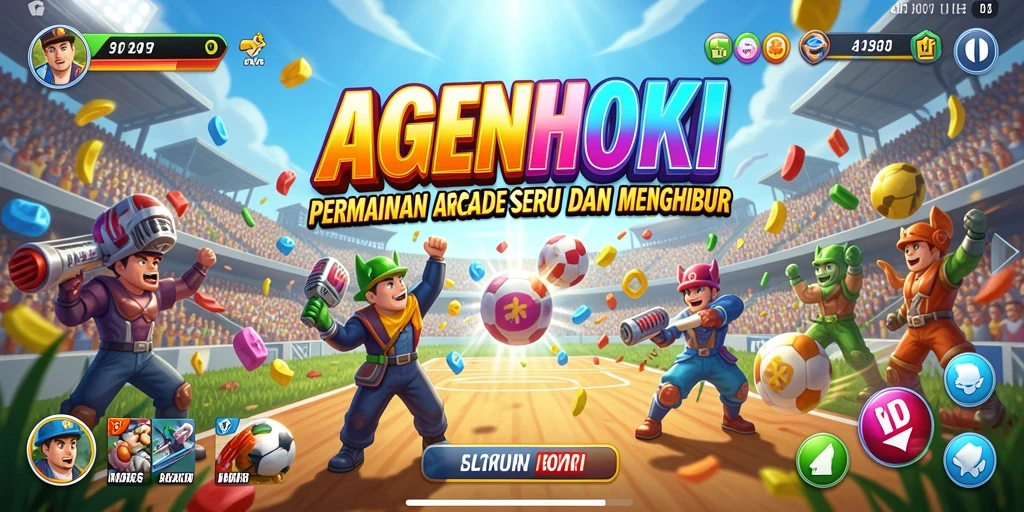 Tangkapan layar AGENHOKI menampilkan aksi gameplay yang mendebarkan.