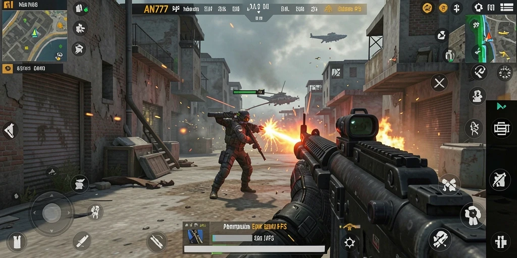 Tampilan gameplay <strong>AN777</strong> yang mendebarkan dan penuh aksi.