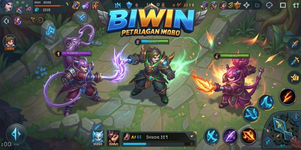 Tangkap aksi seru dari gameplay BIWIN di arena MOBA.