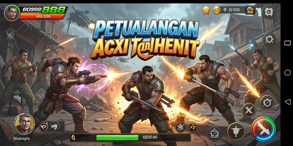 Tampilan menarik dari gameplay BOS88 dalam aksi pertarungan.