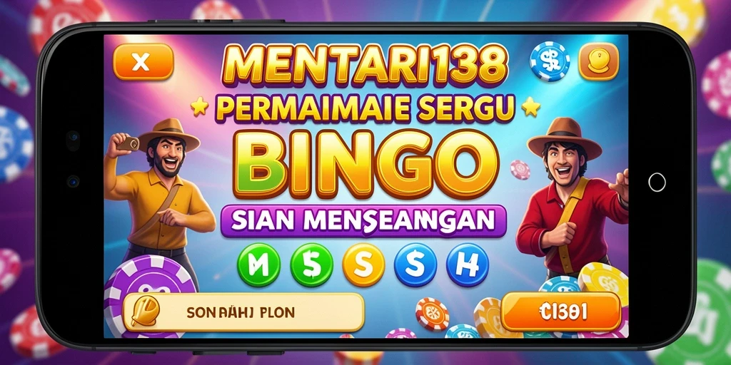 Screenshot MENTARI138 menampilkan gameplay Bingo yang dinamis dan interaktif.