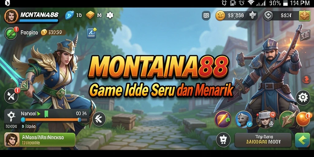 Gameplay MONTANA88 yang menampilkan pengumpulan sumber daya secara otomatis.