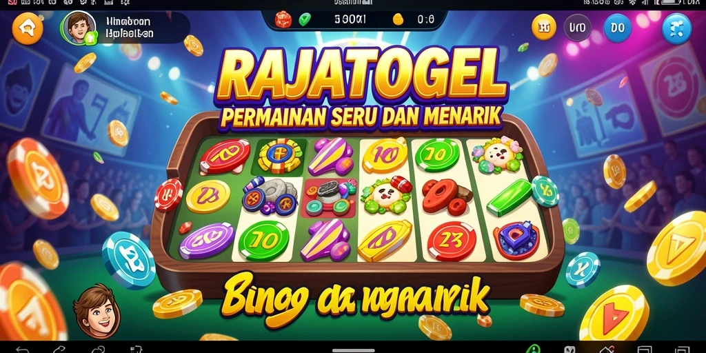 Tampilan menarik dari gameplay Bingo RAJATOGEL yang seru.